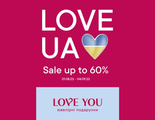 LOVE UA UP TO 60%